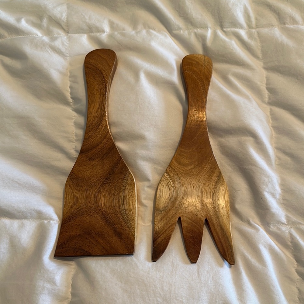 Brown Wooden Decor Accents Set